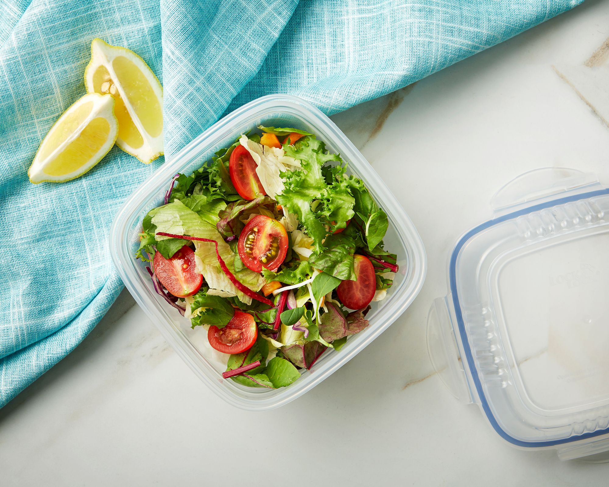 LocknLock Classic Special Salad Lunch Box W/dividers 950ml